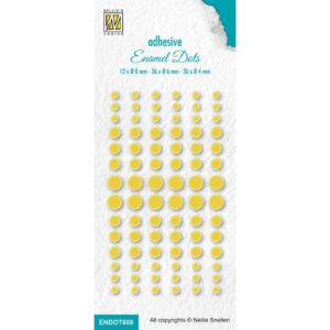 Enamel dots - Jaune - Nellie's choice