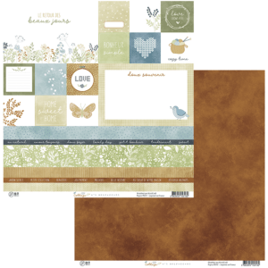 Papier 30,5 x 30,5 cm - Cozy cottage - n°01 - Ha-pi Little Fox