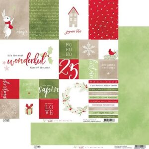 Papier 30,5 x 30,5 cm - Falala - n°01 - Ha-pi Little Fox