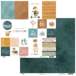 Papier 30,5 x 30,5 cm - Le monde d'Hapi - n°01 - Ha-pi Little Fox