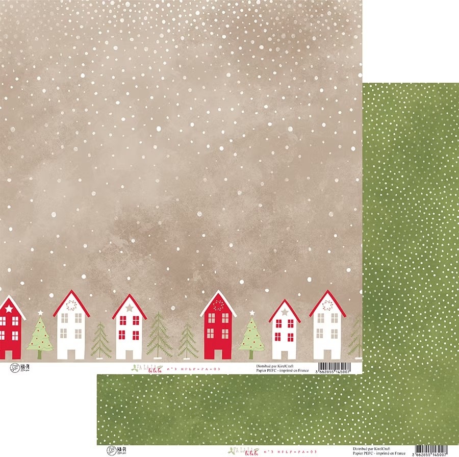 Papier 30,5 x 30,5 cm - Falala - n°03 - Ha-pi Little Fox