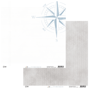 Papier 30,5 x 30,5 cm - Ré la blanche - n°03 - Ha-pi Little Fox