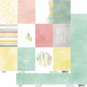 Papier 30,5 x 30,5 cm - Good day sunshine - n°01 - Ha-pi Little Fox