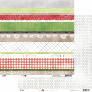 Papier 30,5 x 30,5 cm - Farmhouse garden - n°02 - Ha-pi Little Fox