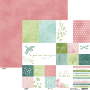 Papier 30,5 x 30,5 cm - Hanami - n°01 - Ha-pi Little Fox