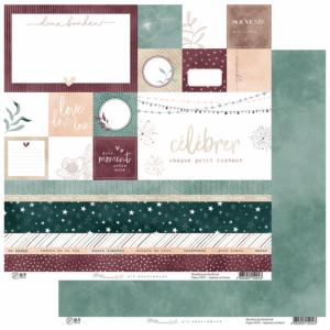 Papier 30,5 x 30,5 cm - Magic moments - n°01 - Ha-pi Little Fox