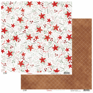 Papier 30,5 x 30,5 cm - Merry little christmas - n°03 - Ha-pi Little Fox