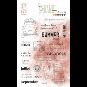 Tampon clear - Summer break - Bande originale face B - Ha-Pi Little Fox