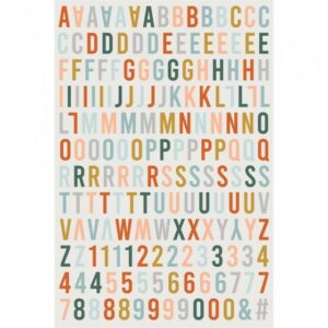 Puffy alphabet - Etoile des neiges - Ha-Pi Little Fox