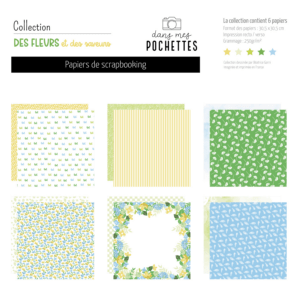 Collection 30,5 x 30,5 cm - Des fleurs et des saveurs - Dans mes pochettes