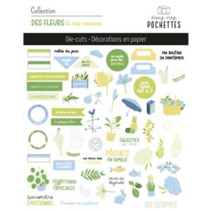 Die cuts - Des fleurs et des saveurs - Dans mes pochettes