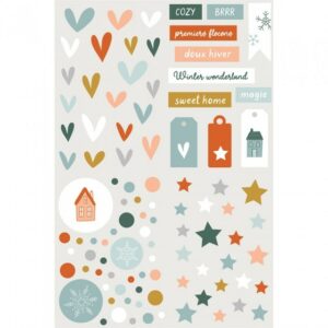 Puffy stickers - Etoile des neiges - Ha-Pi Little Fox