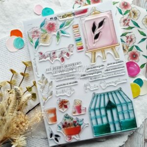 Tampon clear - Jardin d'artiste - Mon p'tit jardin - Chou and Flowers