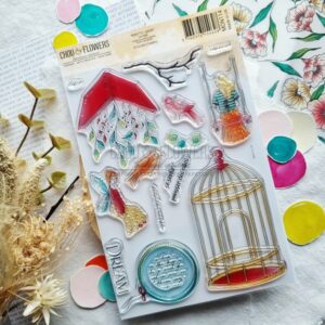 Tampon clear - La cage - Mon p'tit jardin - Chou and Flowers