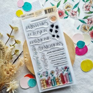 Tampon clear - Les mots printemps - Mon p'tit jardin - Chou and Flowers