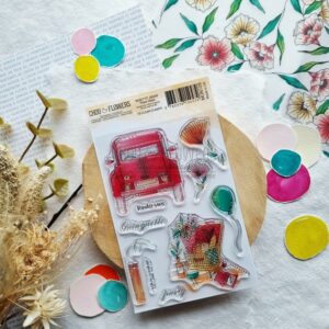 Tampon clear - Pique-nique - Mon p'tit jardin - Chou and Flowers
