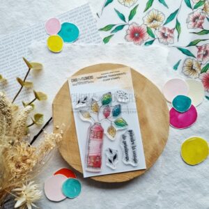 Tampon clear - Tube de peinture - Mon p'tit jardin - Chou and Flowers