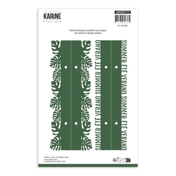 Dies - Bordures été - Pura vida - Les ateliers de Karine