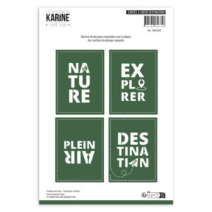 Dies - Cartes à créer destination - Pura vida - Les ateliers de Karine