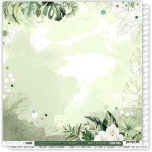 Papier 30,5 x 30,5 cm - Pura vida - n°02 - Les ateliers de Karine
