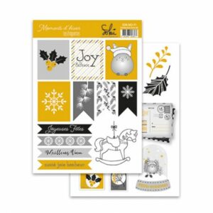 Planche d'étiquettes - Moments d'hiver - Sokai