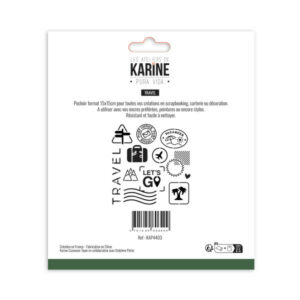 Pochoir - Travel - Pura vida - Les ateliers de Karine