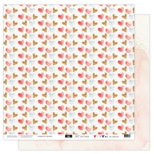 Papier 30,5 x 30,5 cm - So'in love - n°02 - Sokai