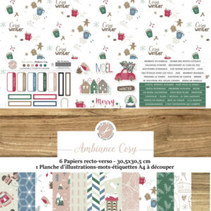 Collection 30,5 x 30,5 cm - Ambiance cozy - Mes p'tits ciseaux