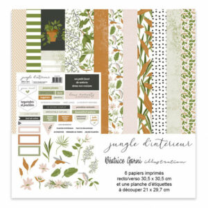 Collection 30,5 x 30,5 cm - Jungle d'intérieur - Béatrice Garni