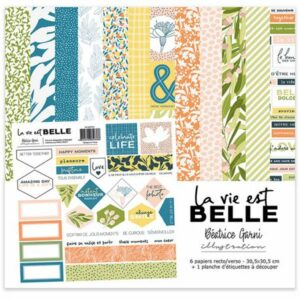 Collection 30,5 x 30,5 cm - La vie est belle - Béatrice Garni