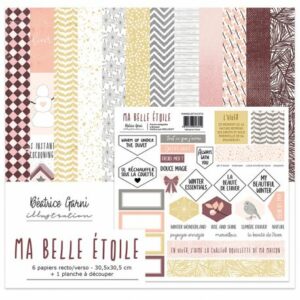 Collection 30,5 x 30,5 cm - Ma belle étoile - Béatrice Garni