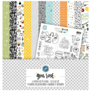 Collection 30,5 x 30,5 cm - You rock - Mes p'tits ciseaux